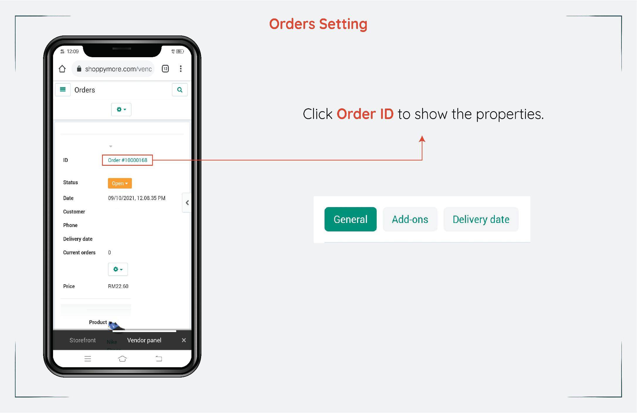 How to use Aramex order handling using mobile 3